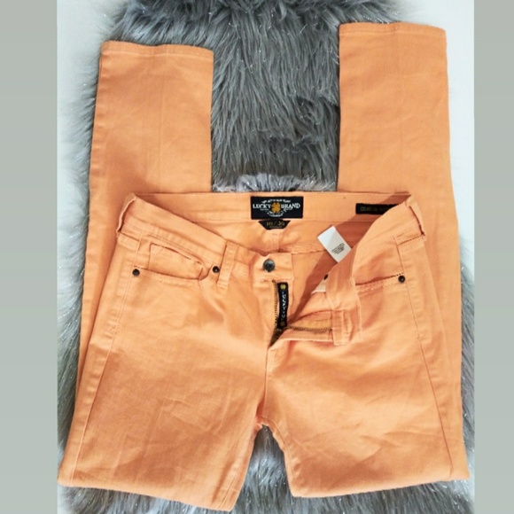 Lucky Brand Denim - LUCKY BRAND 10/30 orange jeans